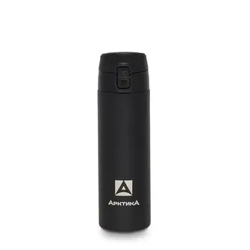 Термос Арктика 705-500 текстурный, черный 0.5 matt black 1