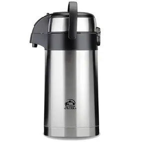 Термос Арктика 501-2500 с пневмонасосом, steel 2.5 steel 1