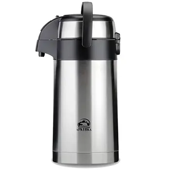Термос Арктика 501-2500 с пневмонасосом, steel 2.5 steel 1