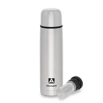 Термос Арктика 101-1000C питьевой с ситечком, steel 1 steel 1