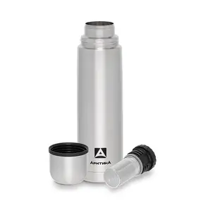 Термос Арктика 101-1000C питьевой с ситечком, steel 1 steel 2