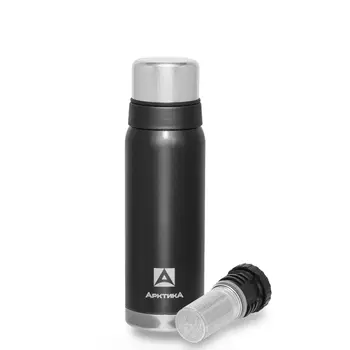 Термос Арктика 106-750C питьевой с ситечком, black 0.75 black 1