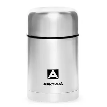 Термос Арктика 301-750А с широким горлом в чехле, steel 0.75 steel 1