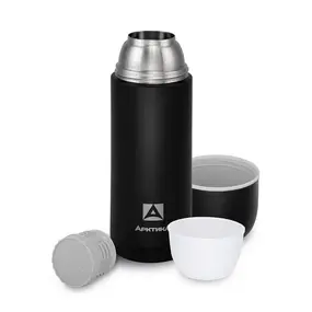 Термос Арктика 105-1000 питьевой, черный текстурный 1 black 2
