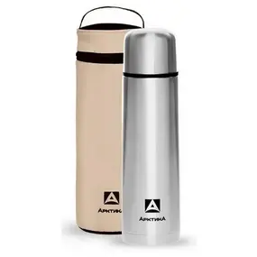 Термос Арктика 101-750А питьевой в чехле, steel 0.75 steel 2