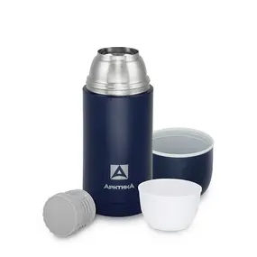 Термос Арктика 105-750 питьевой, синий текстурный 0.75 blue 2
