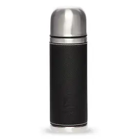 Термос Арктика 108-500 питьевой в кожаной оплетке, black 0.5 black 1