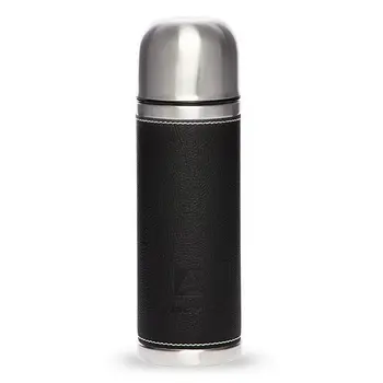 Термос Арктика 108-500 питьевой в кожаной оплетке, black 0.5 black 1