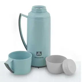 Термос Арктика 1010-1000 со стеклянной колбой, голубой 1 sky blue 2