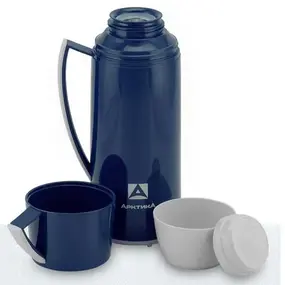 Термос Арктика 1010-1000 со стеклянной колбой, синий 1 blue 2