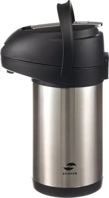 Термос для напитков STINGER HP-3000H-2 (серебристый/черный) 1
