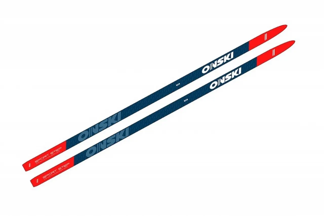 Лыжи беговые Onski Youth Sport Step Jr / N90723V (р.140, синий/красный) 1