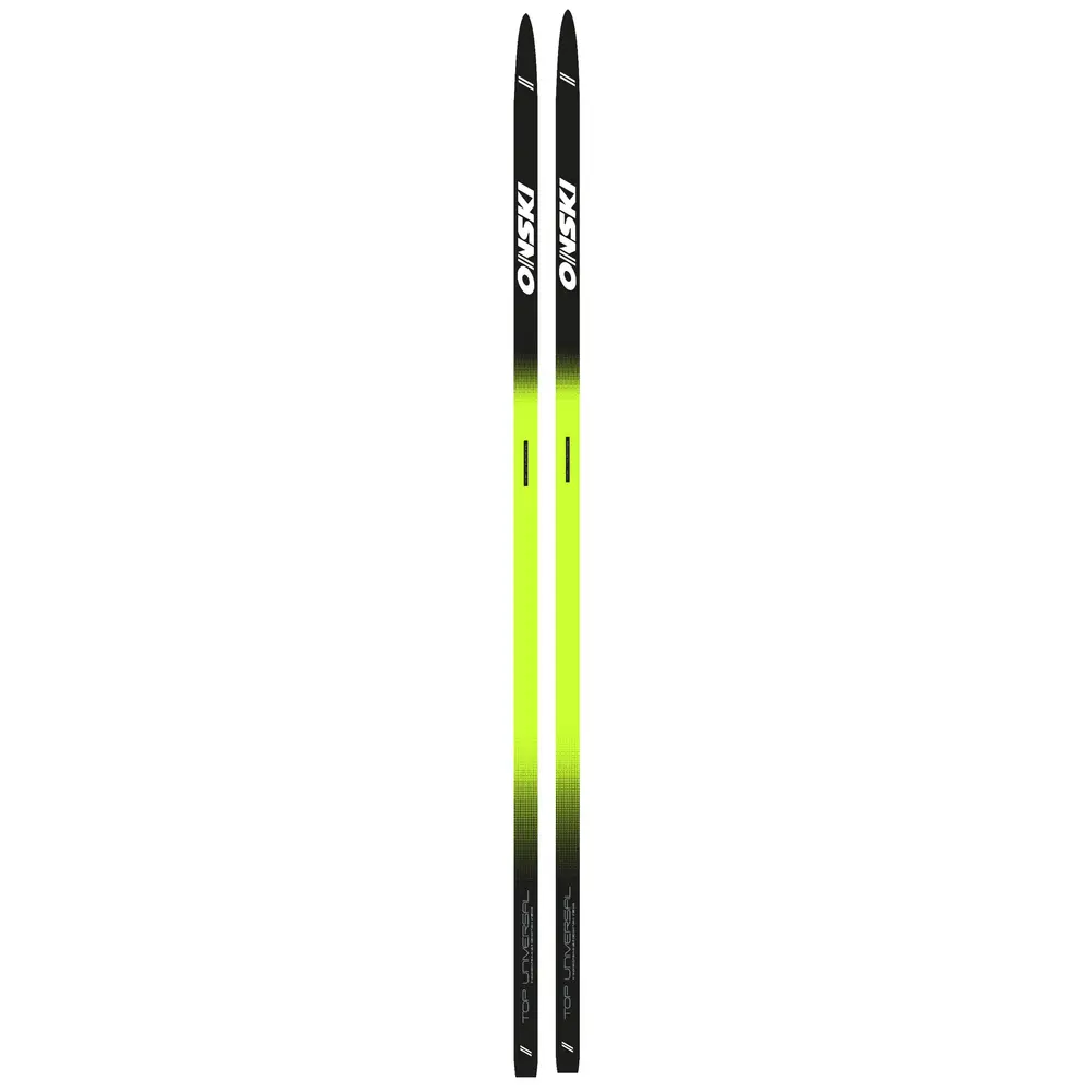 Лыжи беговые Onski Top Universal / N90623V (р.204, черный/лайм) 1