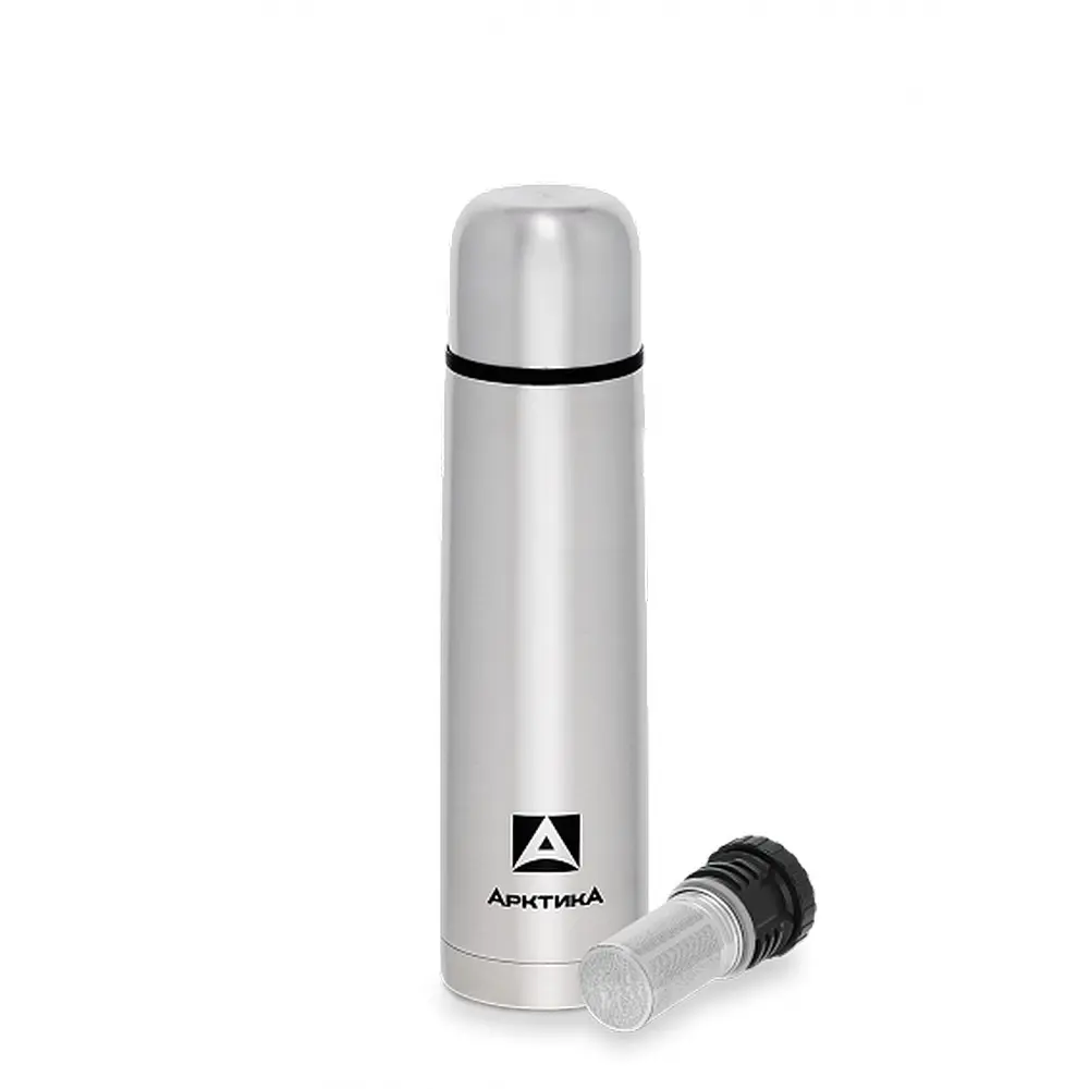Термос Арктика 101-750C питьевой с ситечком, steel 0.75 steel 1