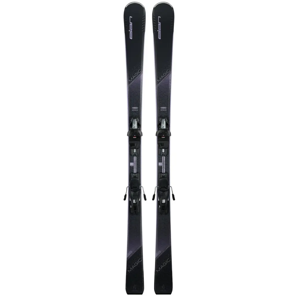 Горные лыжи Elan Wms Black Magic Light Shift & EL 9.0 GW 158 black/purple 2