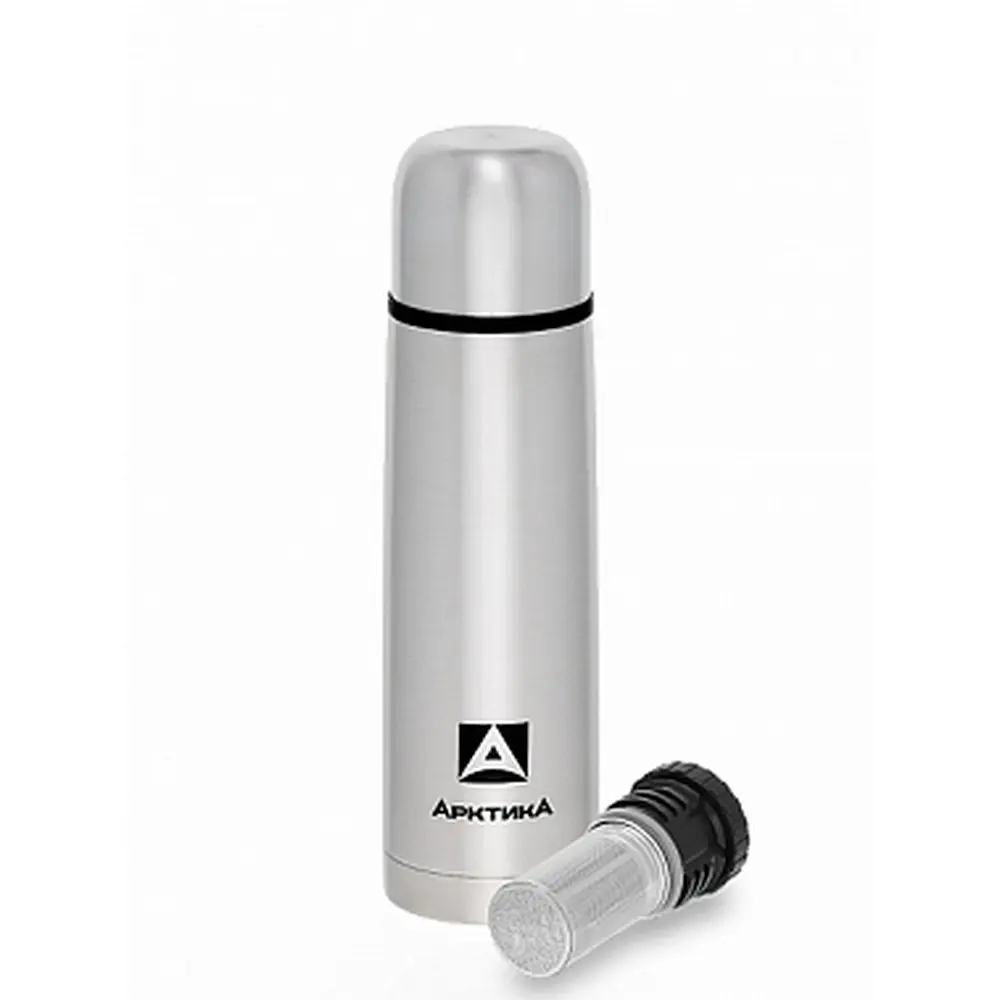 Термос Арктика 101-500C питьевой с ситечком, steel 0.5 steel 1