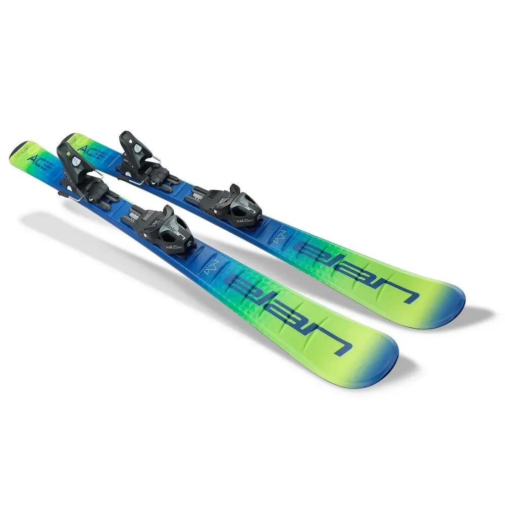 Горные лыжи Elan Youth Jett Quick Shift 100-120 & EL 4.5 GW 100 green/blue 1