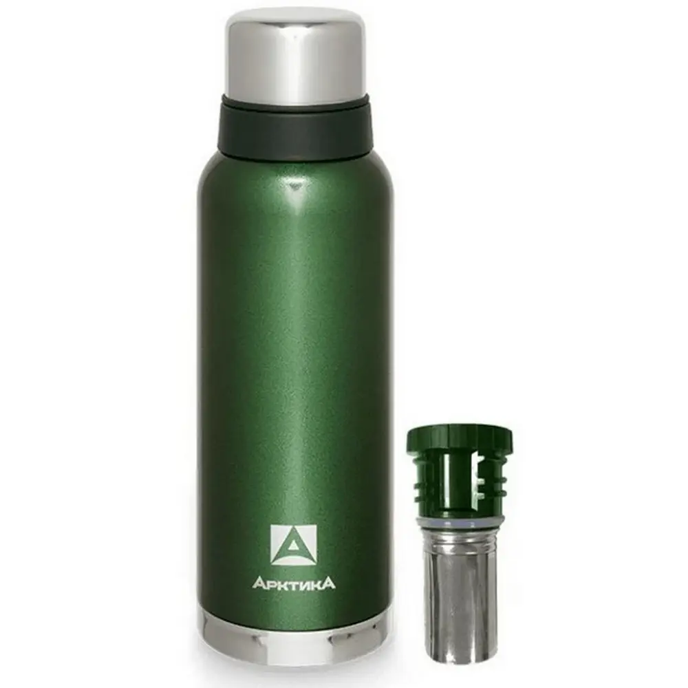 Термос Арктика 106-750C питьевой с ситечком, green 0.75 green 1