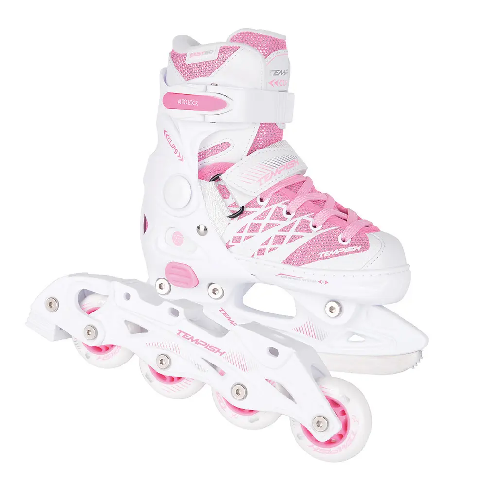 Коньки роликовые Tempish мод. „CLIPS GIRL DUO" в к-те с ледовым шасси (р-р 29-32) 1