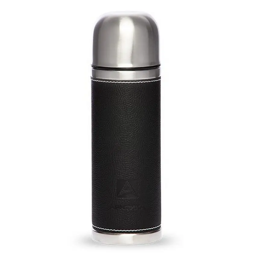 Термос Арктика 108-500 питьевой в кожаной оплетке, black 0.5 black 1