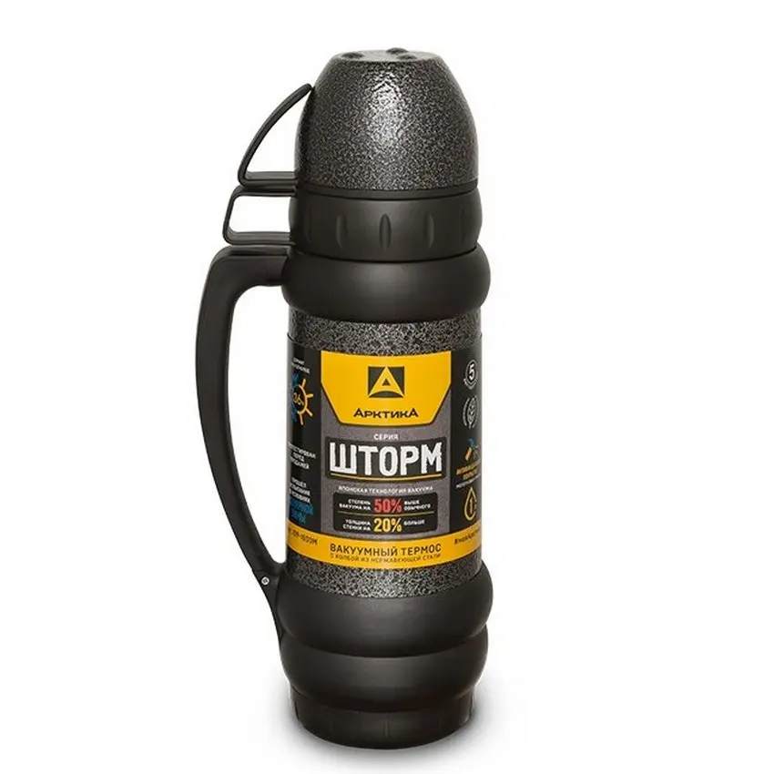 Термос Арктика 109-1000M питьевой, black 1 black 1