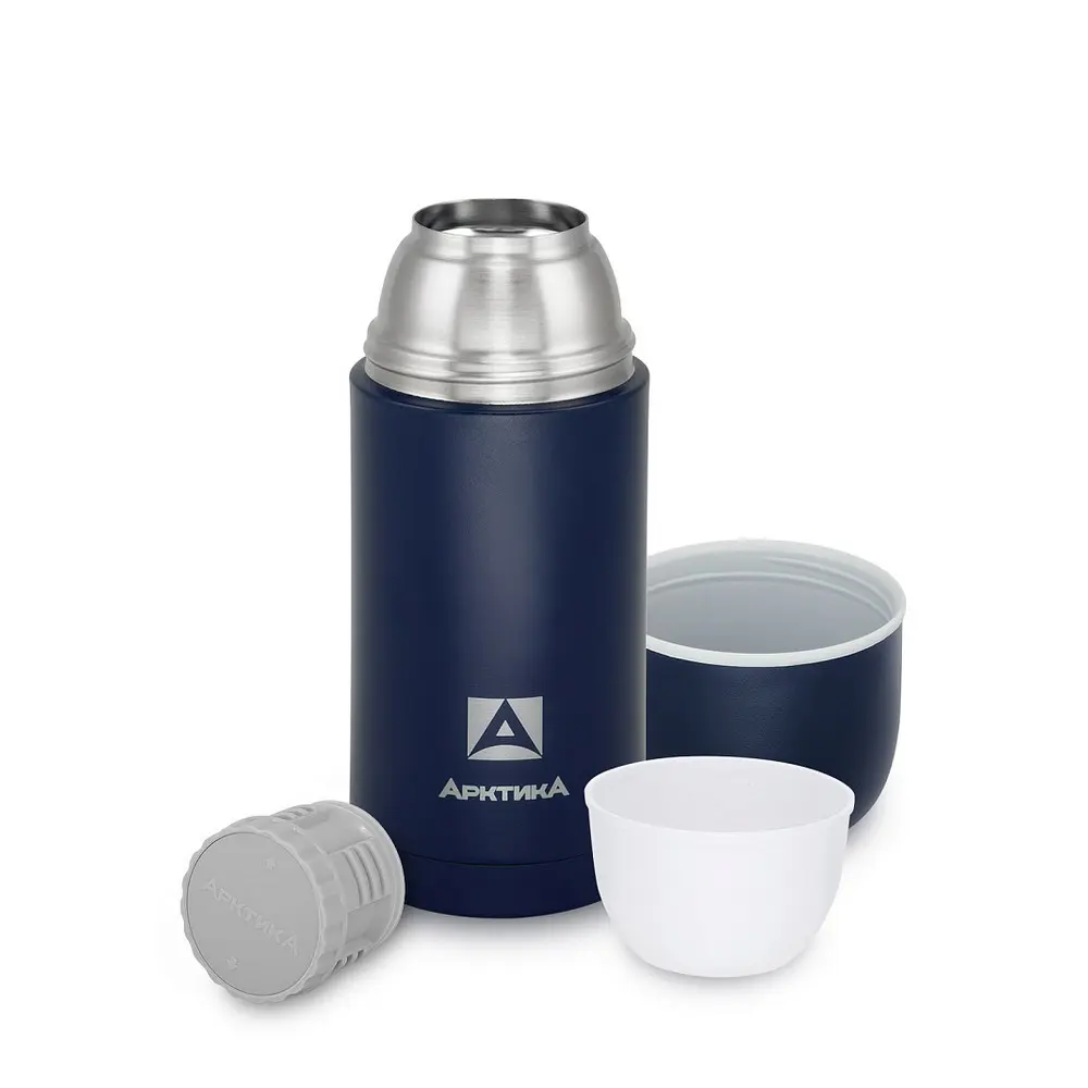 Термос Арктика 105-750 питьевой, синий текстурный 0.75 blue 2