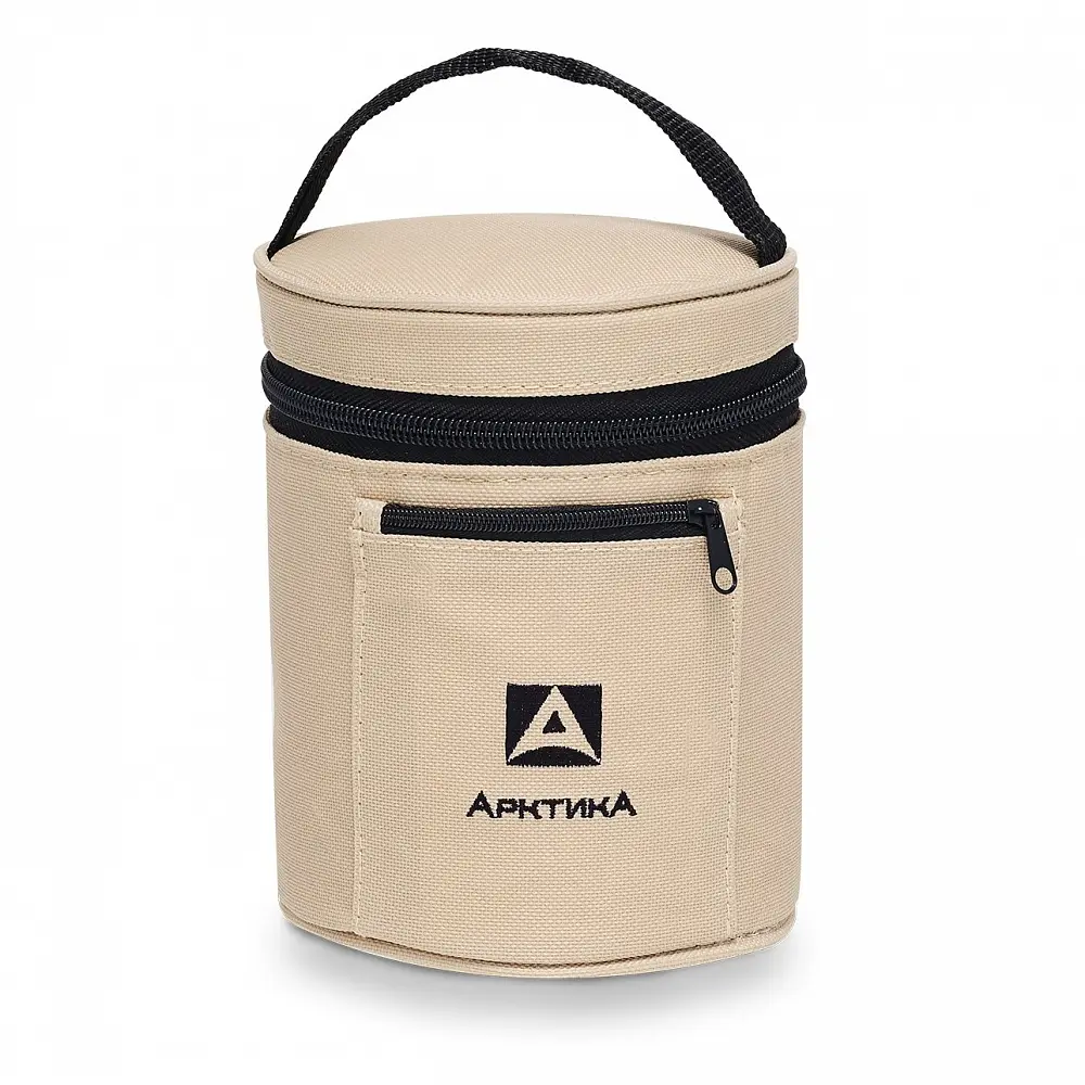 Термос Арктика 306-600A с широким горлом в чехле, green 0.6 green 2