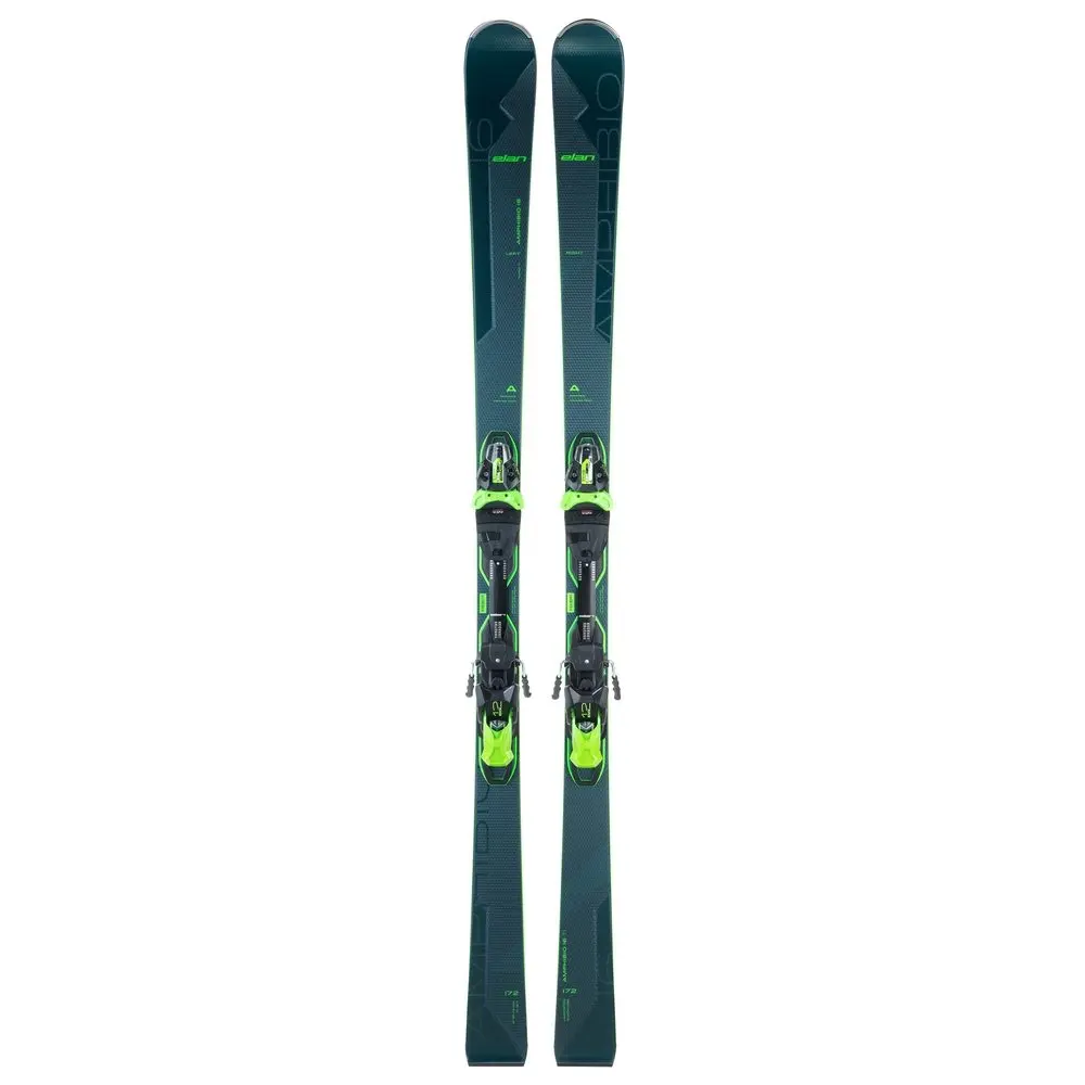 Горные лыжи Elan Amphibio 16 TI Fusion X & EMX 12.0 GW 172 petrol green/green 2