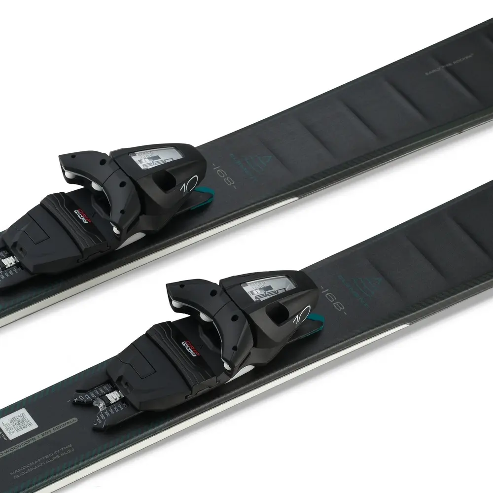 Горные лыжи Elan Wms Element 78 Light Shift & EL 9.0 GW, black 160 black 3