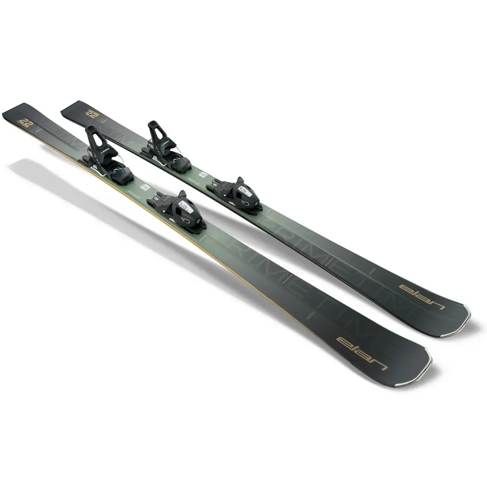 Горные лыжи с креплениями Elan 2024-2025 Primetime 22 Power Shift&EL 10.0 GW / ABEKQP23-158 (р.158, синий/зеленый) 1