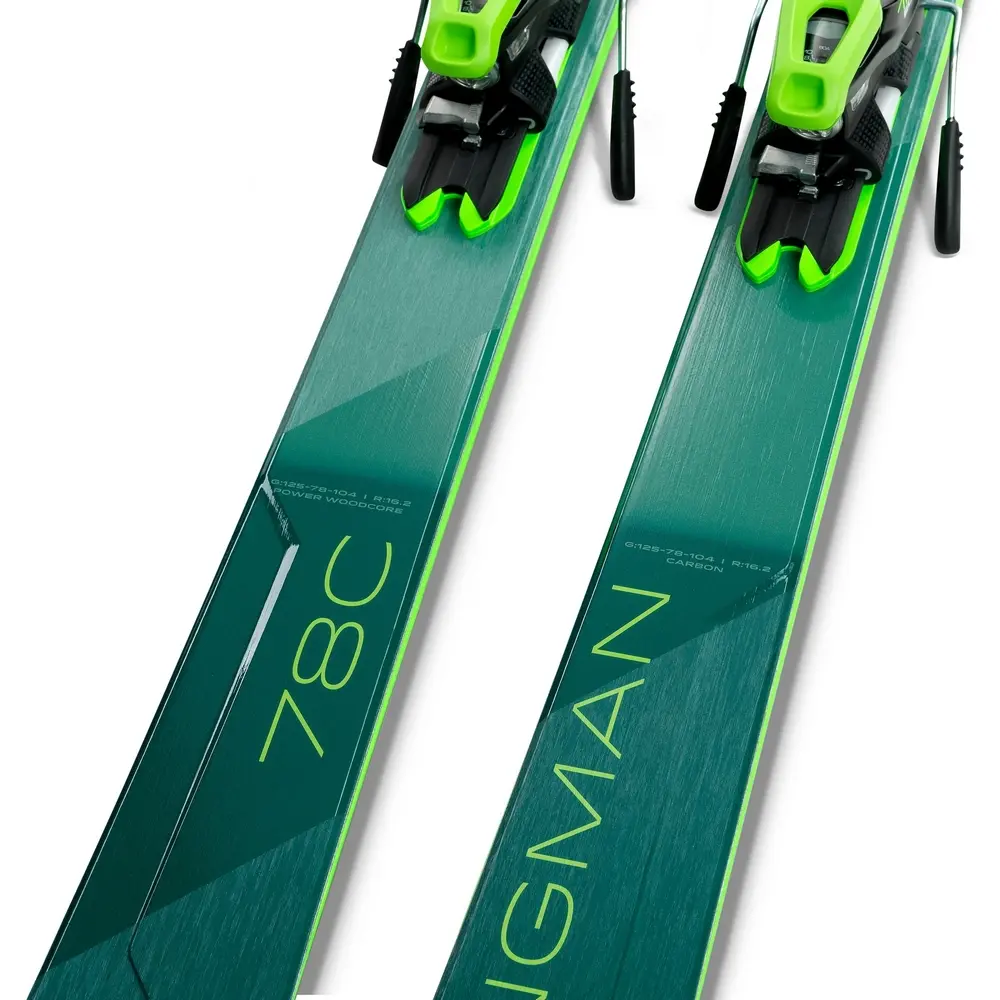 Горные лыжи с креплениями Elan 2024-2025 Wingman 78 C Power Shift&EL 10.0 GW / ABYKKS23-160 (р.160, мятный/зеленый) 6
